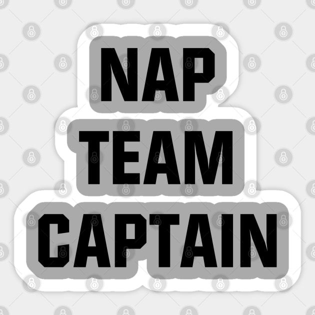 Nap Team Captain Sticker by Venus Complete